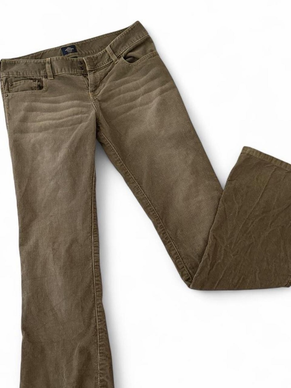 Abercrombie & Fitch Olive Brown Low Rise Flares